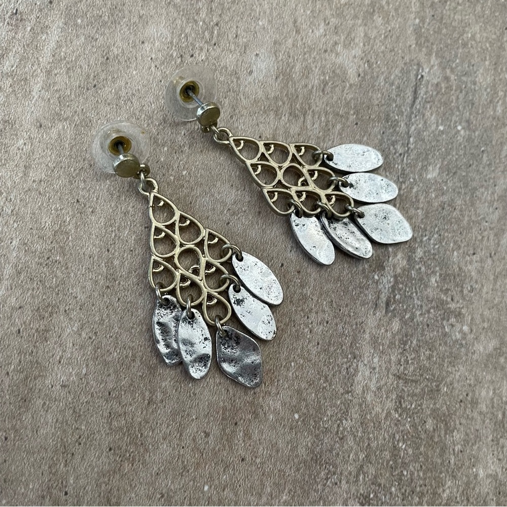 EVEREVE Gold And Silver Color Earrings